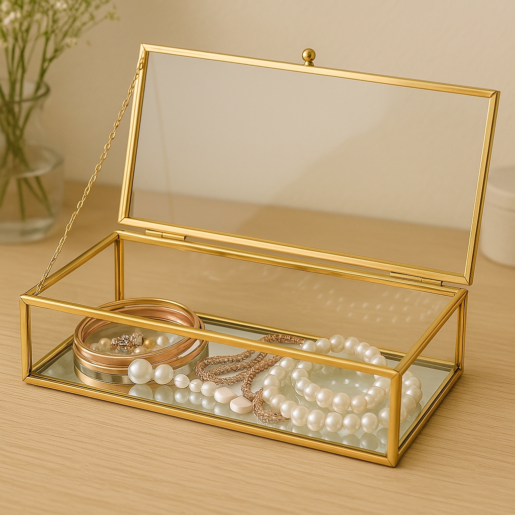 Glass Jewelry Case 1